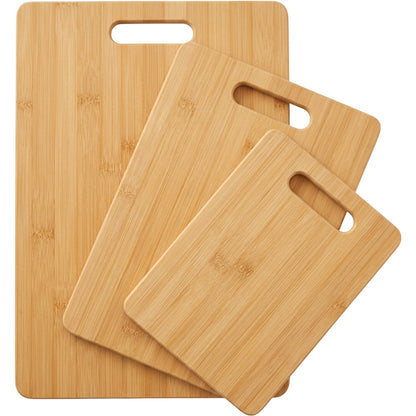 Xovao Bamboo Cutting Board Set of 3 Graduated Sizes - Product view
